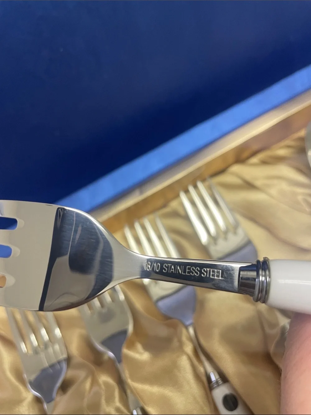 Joseph Sedgh Metal Handle stainless Polka Dot Flatware Set